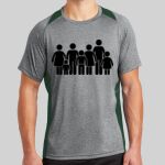 Heather Colorblock Contender ™ Tee Thumbnail