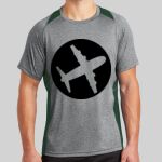 Heather Colorblock Contender ™ Tee Thumbnail