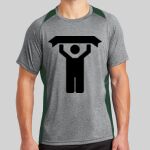 Heather Colorblock Contender ™ Tee Thumbnail