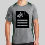 Heather Colorblock Contender ™ Tee Thumbnail