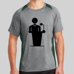 Heather Colorblock Contender ™ Tee Thumbnail