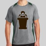 Heather Colorblock Contender ™ Tee Thumbnail