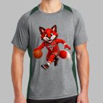 Heather Colorblock Contender ™ Tee Thumbnail