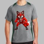 Heather Colorblock Contender ™ Tee Thumbnail