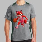 Heather Colorblock Contender ™ Tee Thumbnail