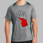Heather Colorblock Contender ™ Tee Thumbnail