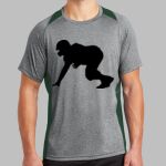 Heather Colorblock Contender ™ Tee Thumbnail