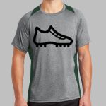 Heather Colorblock Contender ™ Tee Thumbnail