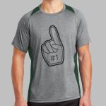 Heather Colorblock Contender ™ Tee Thumbnail