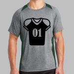 Heather Colorblock Contender ™ Tee Thumbnail