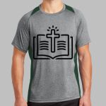 Heather Colorblock Contender ™ Tee Thumbnail