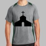 Heather Colorblock Contender ™ Tee Thumbnail