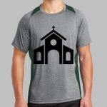 Heather Colorblock Contender ™ Tee Thumbnail