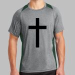 Heather Colorblock Contender ™ Tee Thumbnail