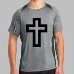 Heather Colorblock Contender ™ Tee Thumbnail