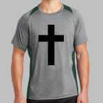 Heather Colorblock Contender ™ Tee Thumbnail