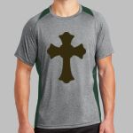 Heather Colorblock Contender ™ Tee Thumbnail