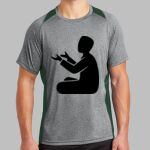 Heather Colorblock Contender ™ Tee Thumbnail