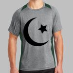 Heather Colorblock Contender ™ Tee Thumbnail