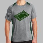 Heather Colorblock Contender ™ Tee Thumbnail