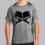 Heather Colorblock Contender ™ Tee Thumbnail