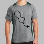 Heather Colorblock Contender ™ Tee Thumbnail