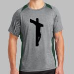 Heather Colorblock Contender ™ Tee Thumbnail