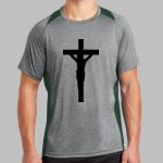 Heather Colorblock Contender ™ Tee Thumbnail