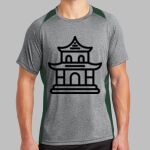 Heather Colorblock Contender ™ Tee Thumbnail