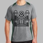 Heather Colorblock Contender ™ Tee Thumbnail