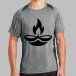 Heather Colorblock Contender ™ Tee Thumbnail