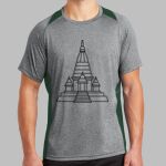 Heather Colorblock Contender ™ Tee Thumbnail