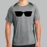 Heather Colorblock Contender ™ Tee Thumbnail