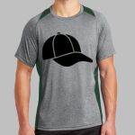 Heather Colorblock Contender ™ Tee Thumbnail