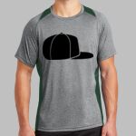 Heather Colorblock Contender ™ Tee Thumbnail