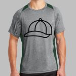 Heather Colorblock Contender ™ Tee Thumbnail