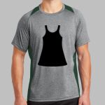 Heather Colorblock Contender ™ Tee Thumbnail