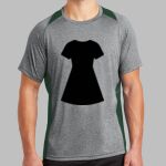 Heather Colorblock Contender ™ Tee Thumbnail