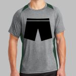 Heather Colorblock Contender ™ Tee Thumbnail