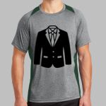 Heather Colorblock Contender ™ Tee Thumbnail