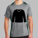 Heather Colorblock Contender ™ Tee Thumbnail
