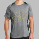Heather Colorblock Contender ™ Tee Thumbnail