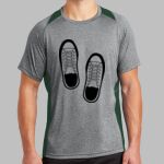 Heather Colorblock Contender ™ Tee Thumbnail