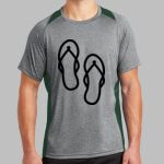 Heather Colorblock Contender ™ Tee Thumbnail