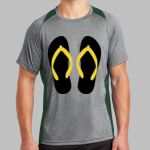 Heather Colorblock Contender ™ Tee Thumbnail