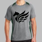 Heather Colorblock Contender ™ Tee Thumbnail