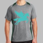 Heather Colorblock Contender ™ Tee Thumbnail