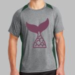 Heather Colorblock Contender ™ Tee Thumbnail