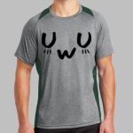 Heather Colorblock Contender ™ Tee Thumbnail