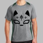 Heather Colorblock Contender ™ Tee Thumbnail